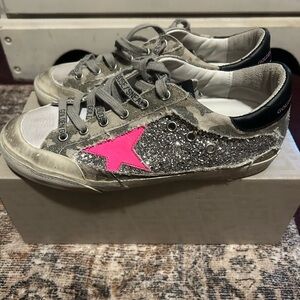 Golden Goose Camo Glitter